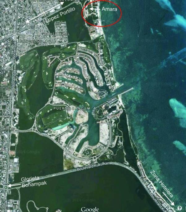 Punta Me Luxury Apartments Ocean View & Beach Front In Amara Cancun Bagian luar foto
